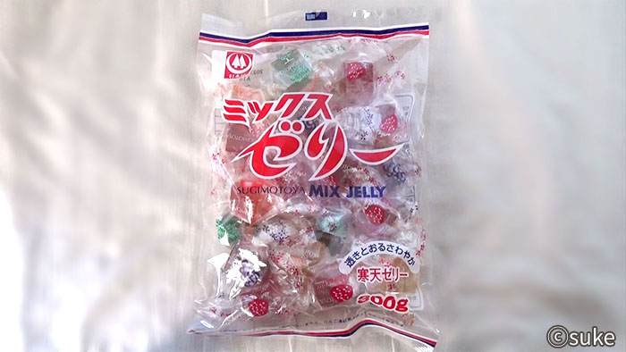 杉本屋製菓 ミックスゼリー　パッケージ正面の画像