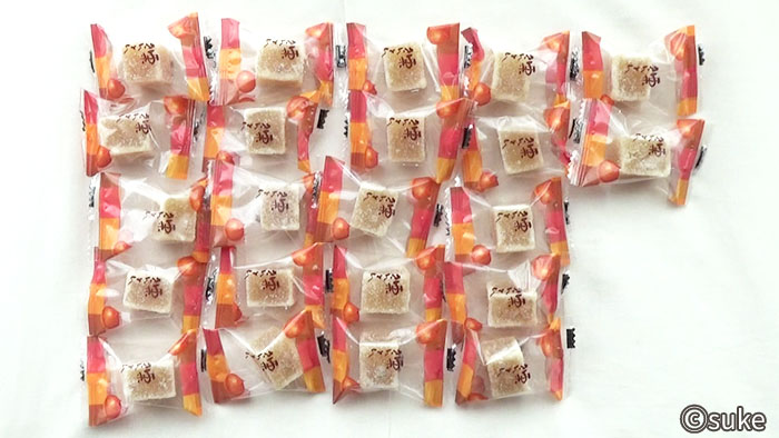 津山屋製菓 栗きんとんの1袋に入っている個数の画像